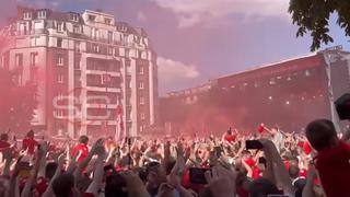 Los cánticos de los hinchas de Liverpool en la previa de la final de Champions League | VIDEO