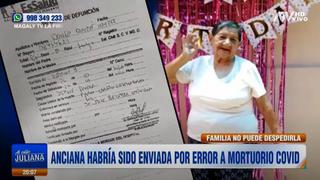 Anciana que falleció por paro cardiorrespiratorio fue enviada por presunto error a mortuorio COVID-19 del hospital Sabogal