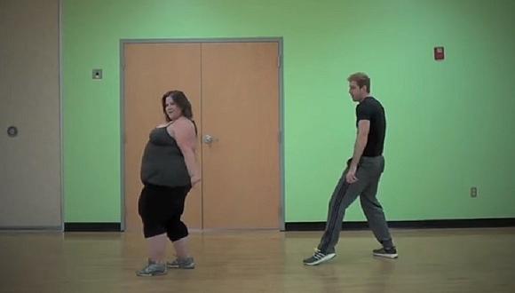 YouTube: Bailarina con 172 kilos hace espectaculares pasos y sorprende [VIDEO]