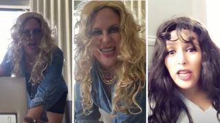Angélica Vale se burla e imita vergonzoso video de Paulina Rubio que se hizo viral en redes