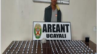 Ucayali: Capturan a sujeto con dos mil ketes de PBC que vendía en pleno estado de emergencia | FOTOS