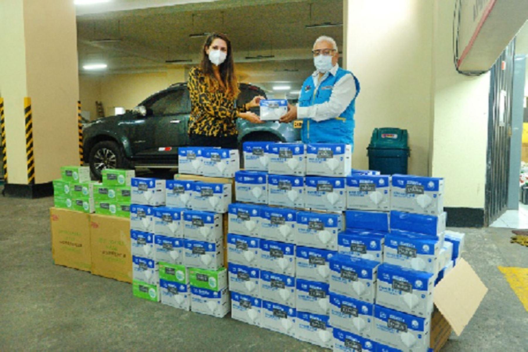 Representantes de la empresa TAMSHI señalaron que el aporte privado es importante para el trabajo que desarrollan las instituciones de salud y seguridad ciudadana.