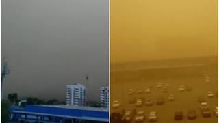 Gran tormenta de arena hace ‘desaparecer’ una ciudad de Rusia en cuestión de minutos