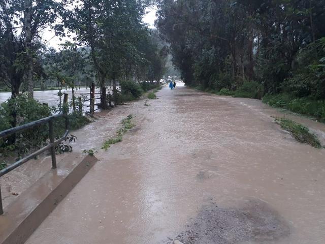 El distrito de Molinopampa, en Chachapoyas, fue afectado por el desborde de dos ríos y la activación de una quebrada. (Foto: Chachapoyas Noticias)