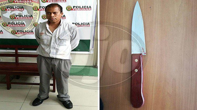 ​Mujer es acuchillada por su expareja dentro de Caja Cusco (FOTOS)