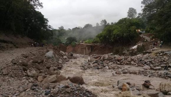 Los huaicos productos de las fuertes lluvias podrían afectar a 45 mil habitantes en la sierra norte. (Foto: GEC)