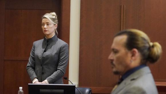 Amber Heard comparte comunicado tras perder juicio contra Johnny Depp. (Foto: Steve Helber / POOL / AFP)