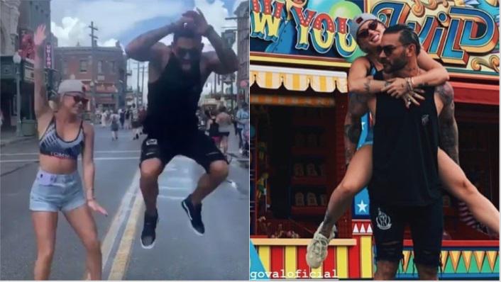 Instagram: Leslie Shaw y Diego Val