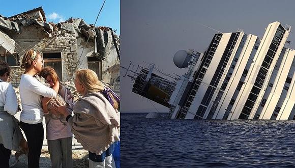 Italia: Modelo escapa de sismo y antes sobrevivió a naufragio de barco