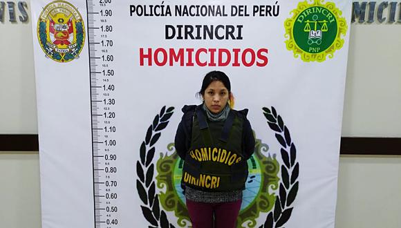 Rosario Manrique Llacua habría suplantado la identidad de una obstetra. (Foto Policía Nacional)