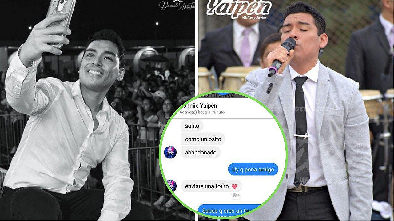 ​Hermanos Yaipén: cantante denuncia que usan su nombre para pedir fotos desnudas 