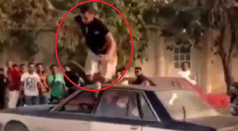 YouTube: Joven hace espectacular salto en sandalias y evita ser atropellado [VIDEO]