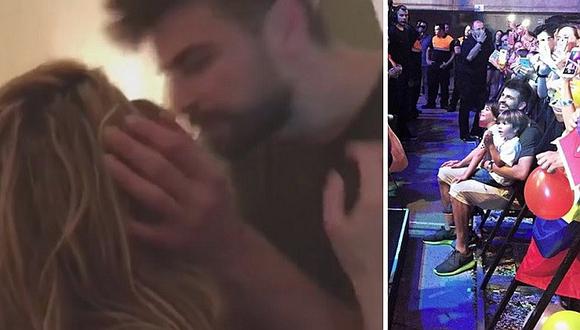 ​Shakira y Gerard Piqué se vuelven a dar beso en público tras rumores de separación (VÍDEO)