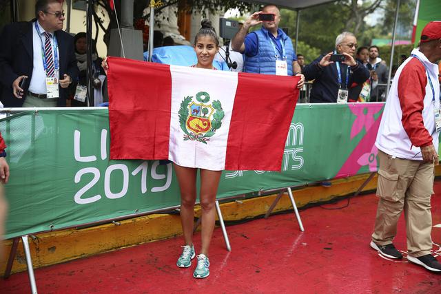 El nombre completo de nuestra campeona es Gabriela Kimberly García León. Nació en Huancayo el 19 de octubre de 1993. Desde pequeña se inició en la práctica de la marcha atlética. (Foto: GEC Archivo)