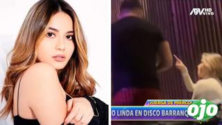 Amy Gutiérrez otra vez está soltera y la ampayan dando su número en discoteca