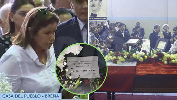 Lourdes Flores Nano tras muerte de Alan García: "Aprendimos a ser amigos" (FOTOS Y VIDEO)