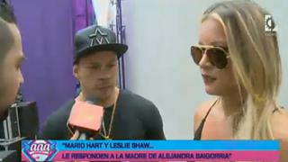 ​Leslie Shaw responde a mamá de Alejandra Baigorria tras llamarla 'loca'