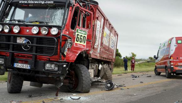 Un muerto y cinco heridos provoca un accidente del Rally Dakar