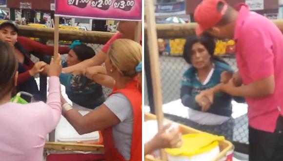 ​Ambulantes extranjeras utilizan la violencia para desalojar a vendedora peruana (VIDEO)
