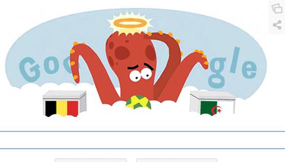 Google 'resucita' al pulpo Paul en nuevo doodle
