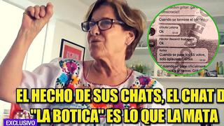 ​Susana Villarán sobre el chat La Botica: "Me da una cólera espantosa" (VIDEO)