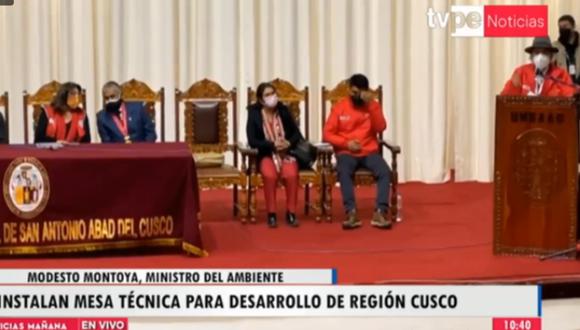 Autoridades instalan mesa técnica para desarrollo de la región Cusco. Foto: TV Perú