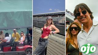 Flavia Laos se luce en el Grand Prix de Miami con J Balvin, Shakira y Tom Cruise | VIDEO