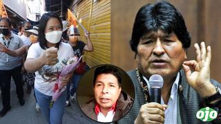 Keiko Fujimori advierte a Evo Morales tras apoyo a Castillo: “no se meta en mi país, fuera del Perú”