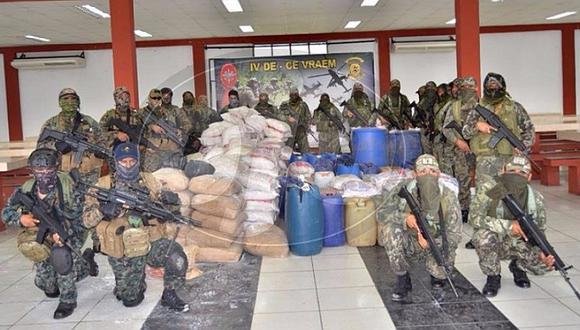 VRAEM: hacen patrullas y logran gran incautación en Huanta (FOTOS)