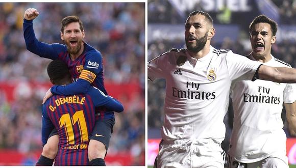 Barcelona y Real Madrid definirán quién será finalista de la Copa del Rey