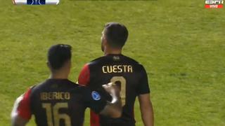 Melgar vs. Deportivo Cali: Bernardo Cuesta es la estrella del partido tras marcar el 2-0 del rojinegro | VIDEO