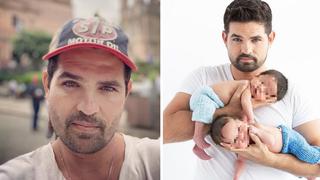 Ferdinando Valencia pasa tierno momento con su otro bebé tras la muerte de su hijo