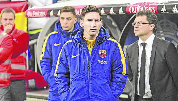 Lionel Messi queda descartado ante el Bilbao por una lesión