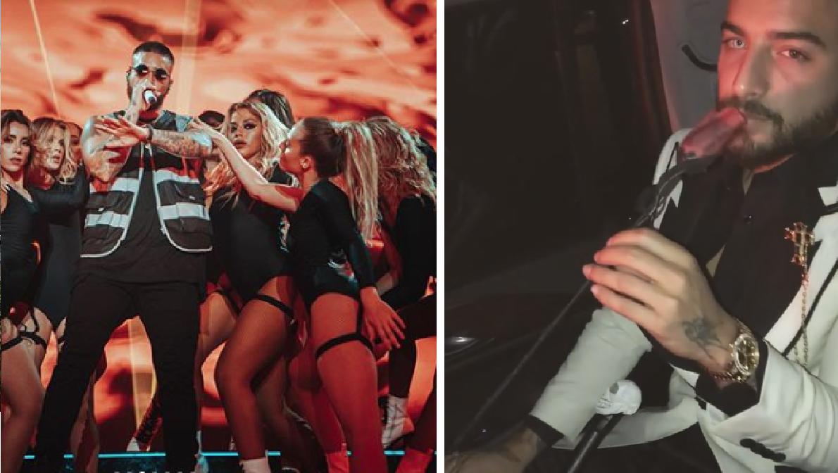 Maluma le dio tremendo beso a fan durante su concierto en Puerto Rico. (Foto: @maluma)