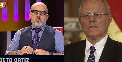 PPK: Beto Ortiz se queja públicamente por "requisito" para entrevistar hoy al Presidente