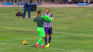 Alianza vs. Ayacucho: Campos recibió doble amarilla, fue expulsado y Barcos tomó la posición de arquero | VIDEO