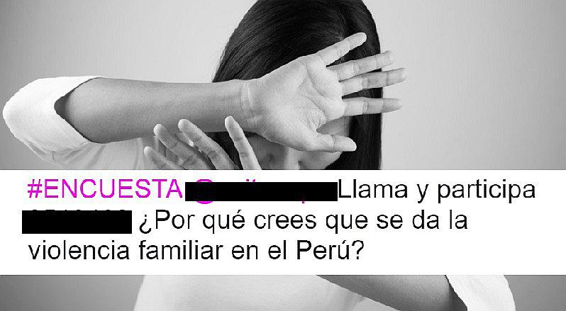 Programa de radio lanza encuesta en redes sobre violencia familiar y recibe críticas