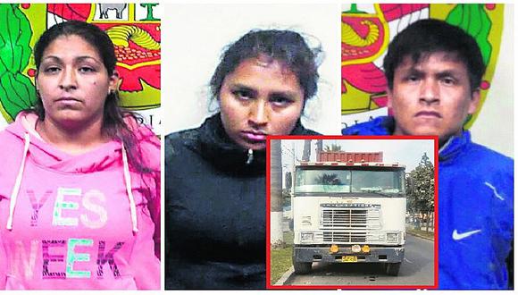 Cañete: banda utilizaba a mujeres para conquetear a camioneros y asaltarlos