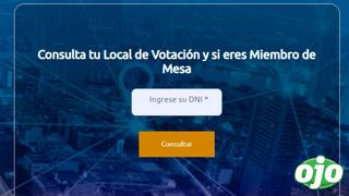 ¿Dónde me toca votar? Consulta AQUÍ tu local de votación para las elecciones de abril 