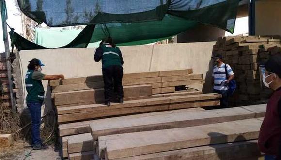 Arequipa: Colegio recibe madera decomisada para convertirla en bancas y estanterías (Foto: Serfor)
