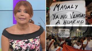 Grupo de hinchas pide que Magaly Medina no regrese a Huacho (VIDEO)