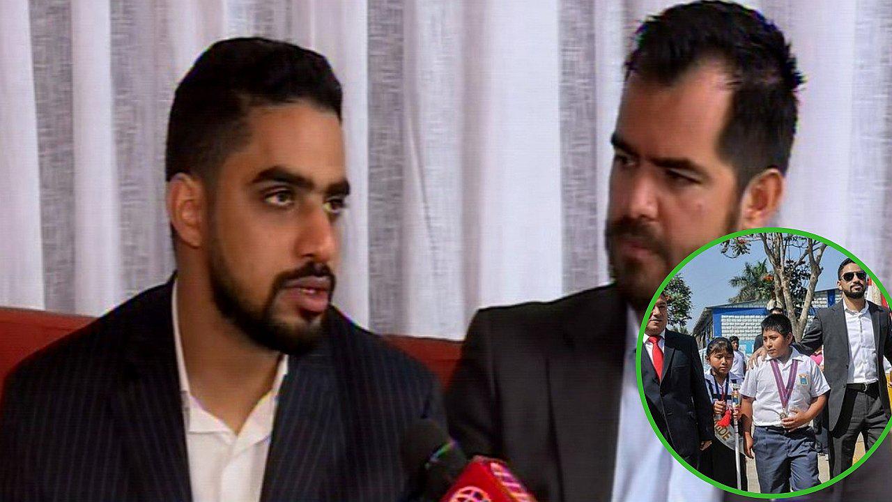 Empresario árabe y su intérprete cuentan que  Minedu puso "trabas" para reconstruir colegio en La Libertad