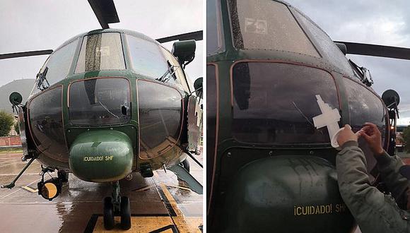 Las Bambas: Atacan helicóptero de comitiva con ministros que viajaron a Yavi Yavi (FOTOS)