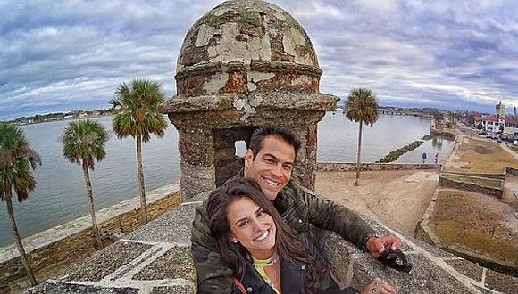 Ernesto Jiménez viajó a EEUU junto a su novia [FOTOS]