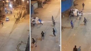 Pandilleros atacan mototaxi, sin pensar que el chófer es su amigo (VIDEO)