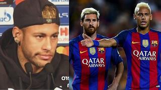 Neymar se cansa: "No quiero comparaciones con Messi" (VÍDEO)