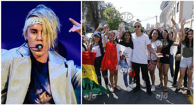 Perú también tiene su Justin Bieber y espera junto a fans el concierto (FOTO)