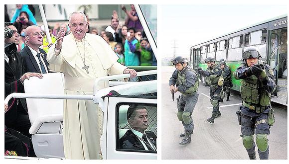 Papa Francisco en Perú: tres mil policías ya reciben entrenamiento especial para resguardarlo 
