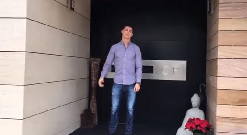 Cristiano Ronaldo muestra su lujosa casa en Madrid con este video 