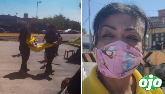 Mujer se niega a salir de prisión tras 25 años y policías la sacan cargada | Imagen compuesta 'Ojo'